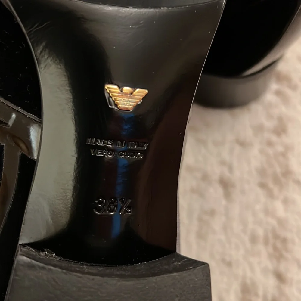 Emporia Armani Women’s Black Shoes - Picture 3 of 3